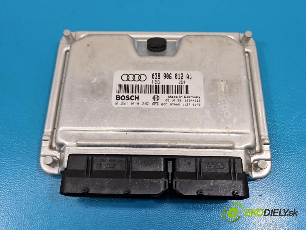 Audi A4 B5 1994-2001 1.9 tdi AHH 90 hp manual 66 kW 1896 cm3 4- řídící jednotka motoru 038906012AJ