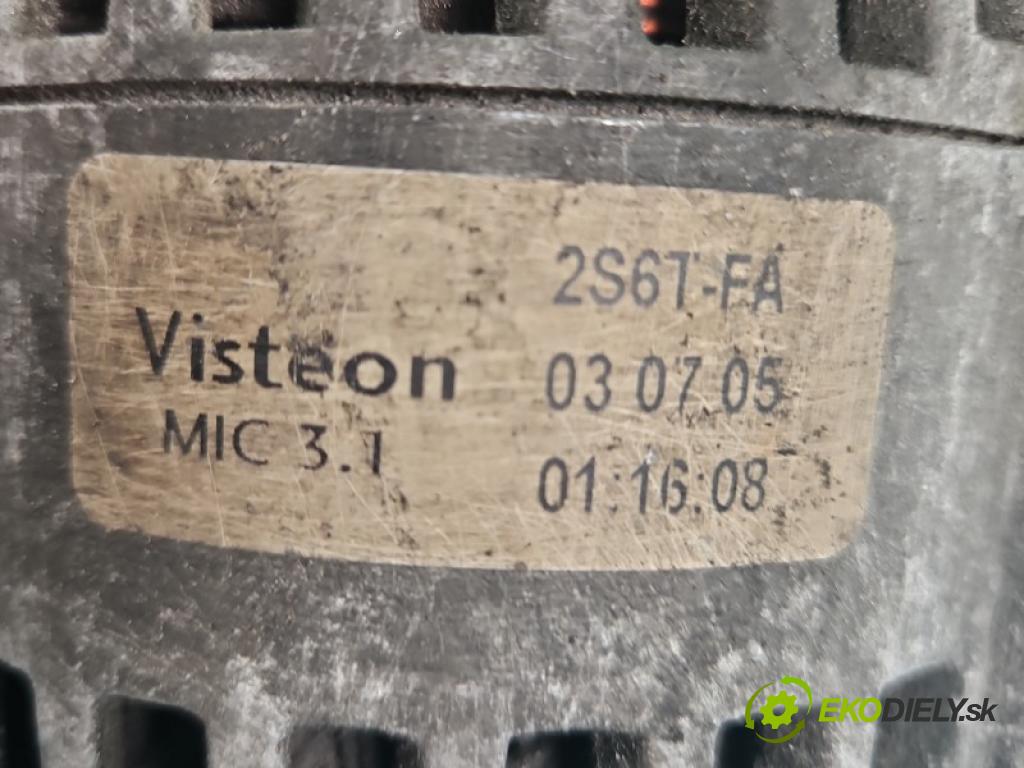 Ford Fiesta Mk6 2002-2008 1.3 8V 69KM manual 51 kW 1299 cm3 5- Alternator 2S6T-FA (Alternátor)