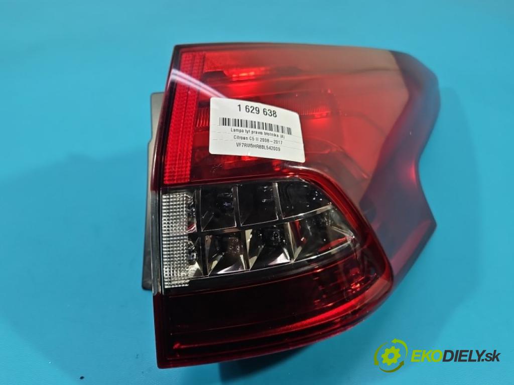 Citroen C5 II 2008-2017 1.6 hdi 111KM automatic 82 kW 1560 cm3 5- světlo zadní pravé blatník: