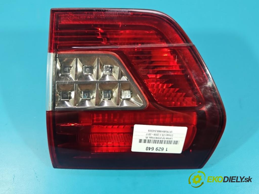 Citroen C5 II 2008-2017 1.6 hdi 111KM automatic 82 kW 1560 cm3 5- svetlo / reflektor zadné pravé kufrové dvere 9675067880