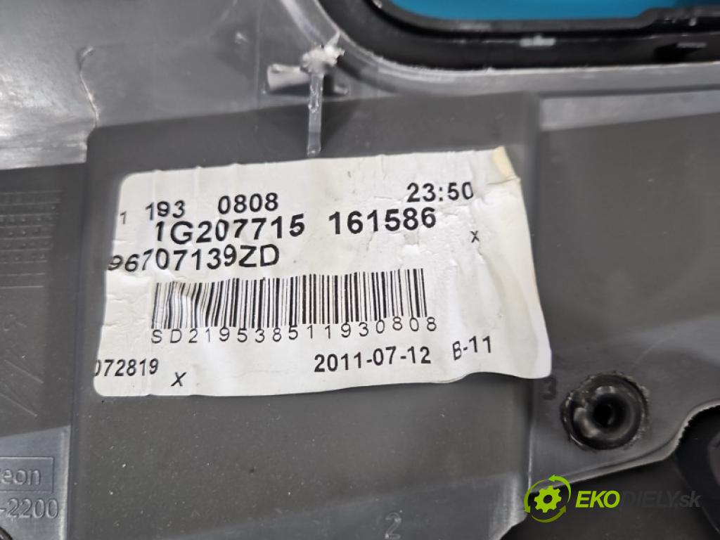 Citroen C5 II 2008-2017 1.6 hdi 111KM automatic 82 kW 1560 cm3 5- Tapacír: dveře přední levé 96707139ZD