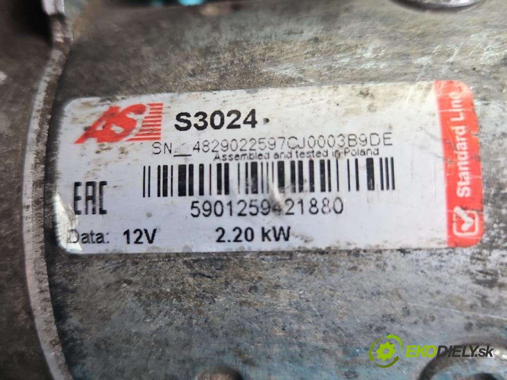 Renault Master II 1998-2010 2.5 dci 101 hp manual 74 kW 2464 cm3 5- startér: (Startér)
