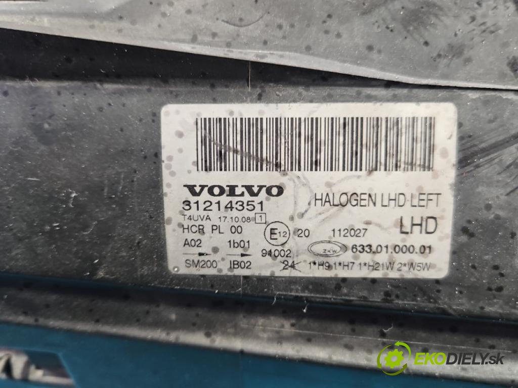 Volvo V70 III 2007-2016 2.4 D5 185 hp automatic 136 kW 2400 cm3 5- světlo levý 31214351 (Klika dveří ostatní)