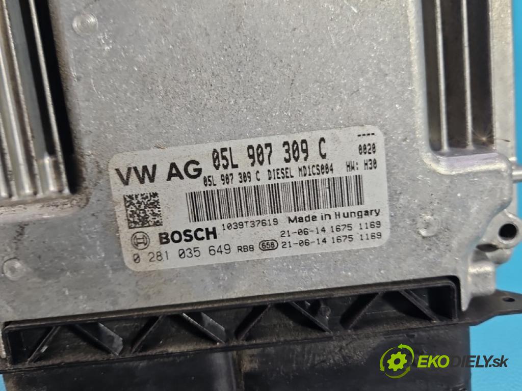 Skoda Octavia IV 2019- 2.0 tdi 150 hp manual 110 kW 1968 cm3 5- řídící jednotka motoru 05L907309C