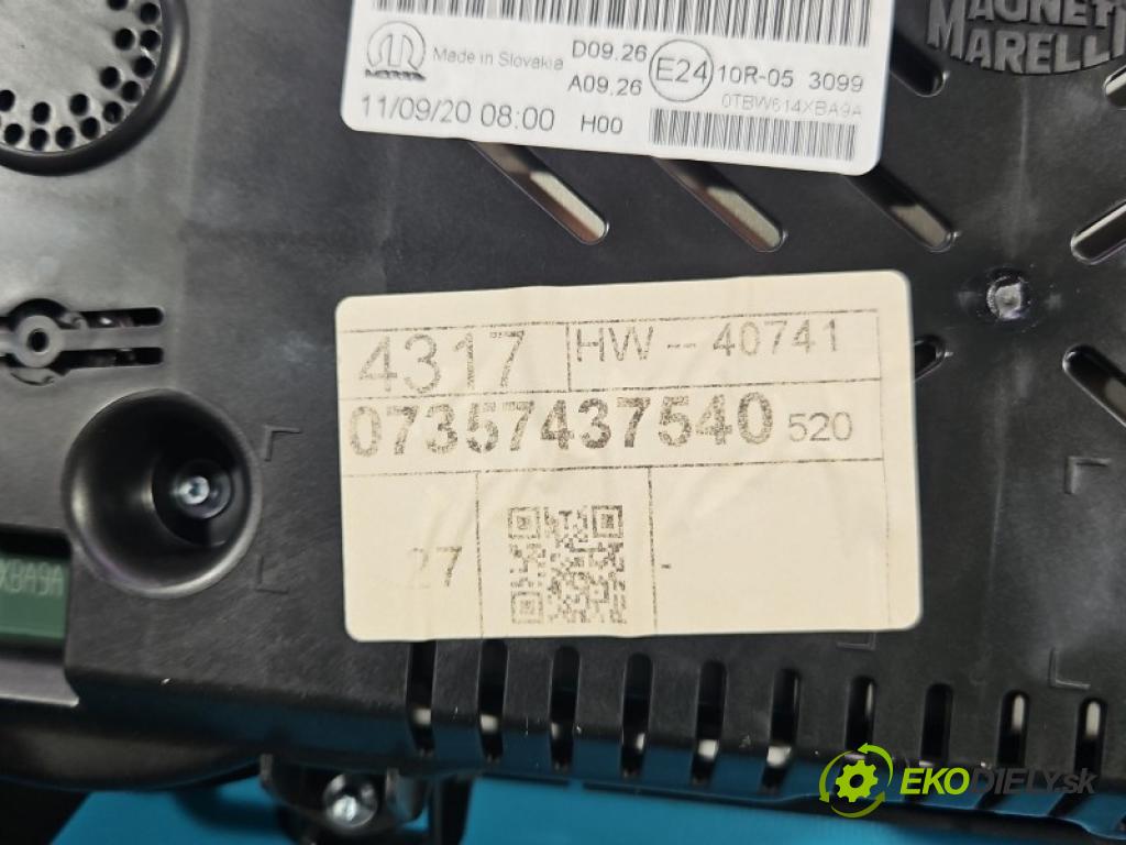 Jeep Renegade 2014- 1.3 T 150 HP automatic 110 kW 1332 cm3 5- prístrojovka/ budíky 735743754 (Prístrojová doska)