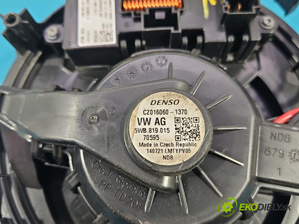Skoda Octavia IV 2019- 2.0 tdi 150 HP manual 110 kW 1968 cm3 5- ventilátor vzduchu 5WB819015