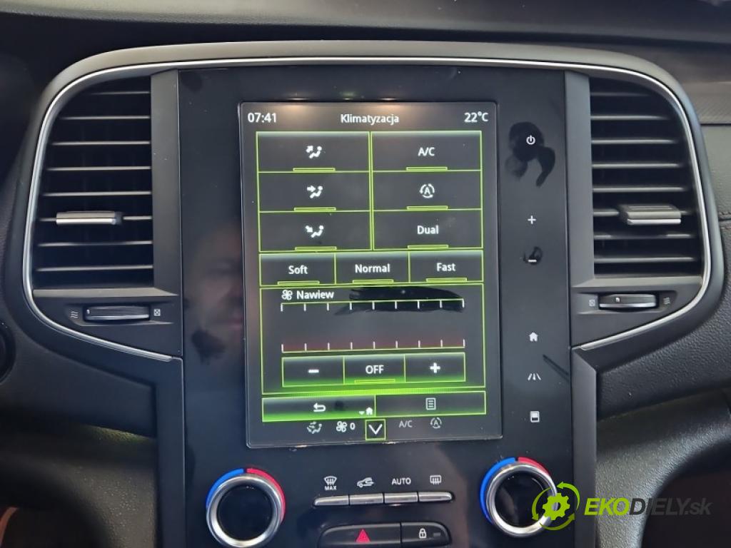 Renault Talisman 2015-2022 1.6 dci 160 hp automatic 118 kW 1598 cm3 5- Radio továrna: 280900948R