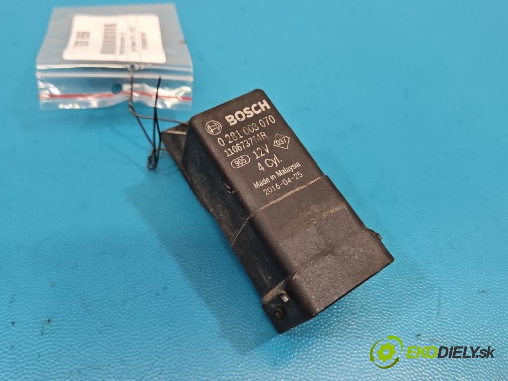 Renault Talisman 2015-2022 1.6 dci 160 hp automatic 118 kW 1598 cm3 5- relé svíčky: žavícich: 0281003070 (Relé)