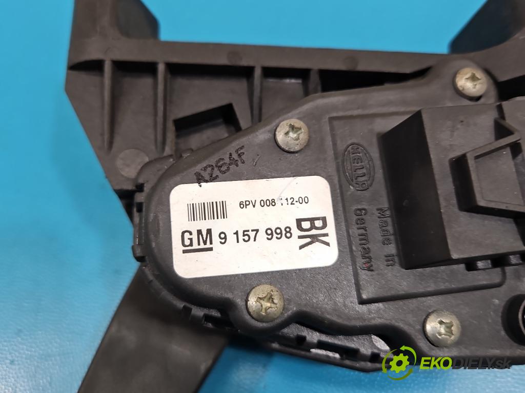 Opel Astra III 2004-2014 1.4 16V 90 hp manual 66 kW 1364 cm3 5- pedal plyn: potenciometr: 9157998