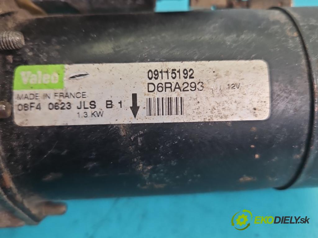 Opel Astra III 2004-2014 1.4 16V 90 hp manual 66 kW 1364 cm3 5- startér: D6RA293 (Startér)