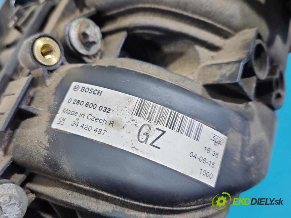 Opel Astra III 2004-2014 1.4 16V 90 hp manual 66 kW 1364 cm3 5- potrubí sací 0280600032 (Sací potrubí)
