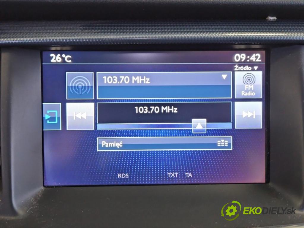 Peugeot 508 I 2010-2018 2.0 hdi 181KM automatic 133 kW 1997 cm3 5- displej 9812771880 (Přístrojová deska)