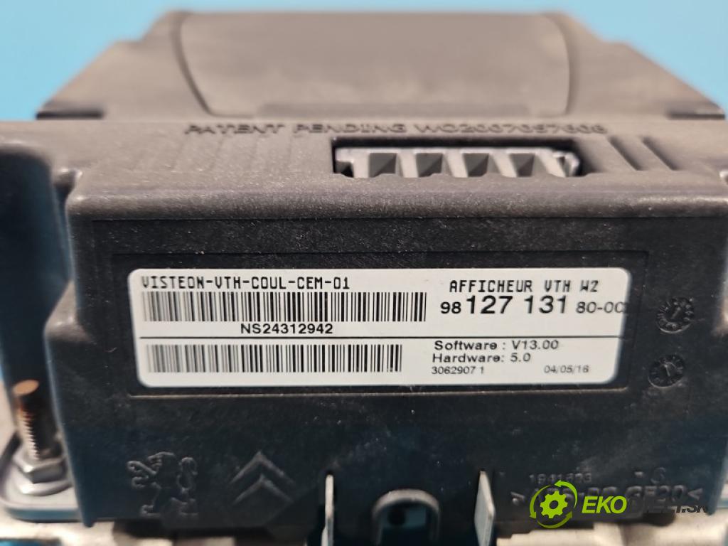 Peugeot 508 I 2010-2018 2.0 hdi 181KM automatic 133 kW 1997 cm3 5- displej 9812713180 (Přístrojová deska)