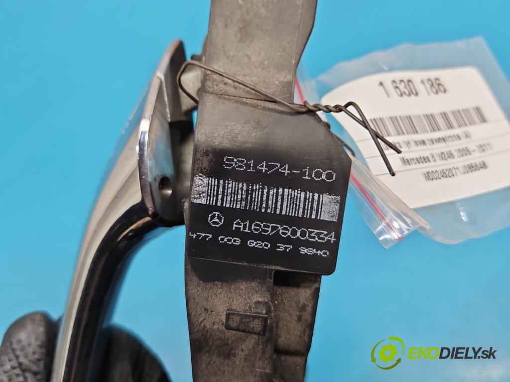 Mercedes B W245 2005-2011 2.0 cdi 109 hp manual 80 kW 1992 cm3 5- klika zadní levé A1697600334 (Klika dveří ostatní)