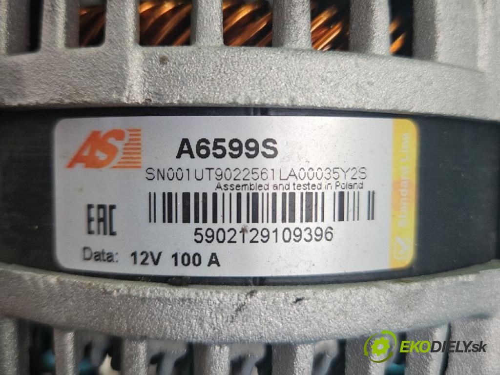 Toyota Aygo II 2014-2022 1.0 vvti 72 hp manual 53 kW 998 cm3 5- Alternator  (Alternátor)