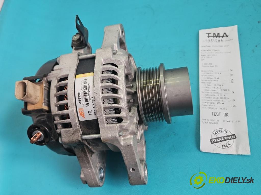 Toyota Aygo II 2014-2022 1.0 vvti 72 hp manual 53 kW 998 cm3 5- Alternator  (Alternátor)