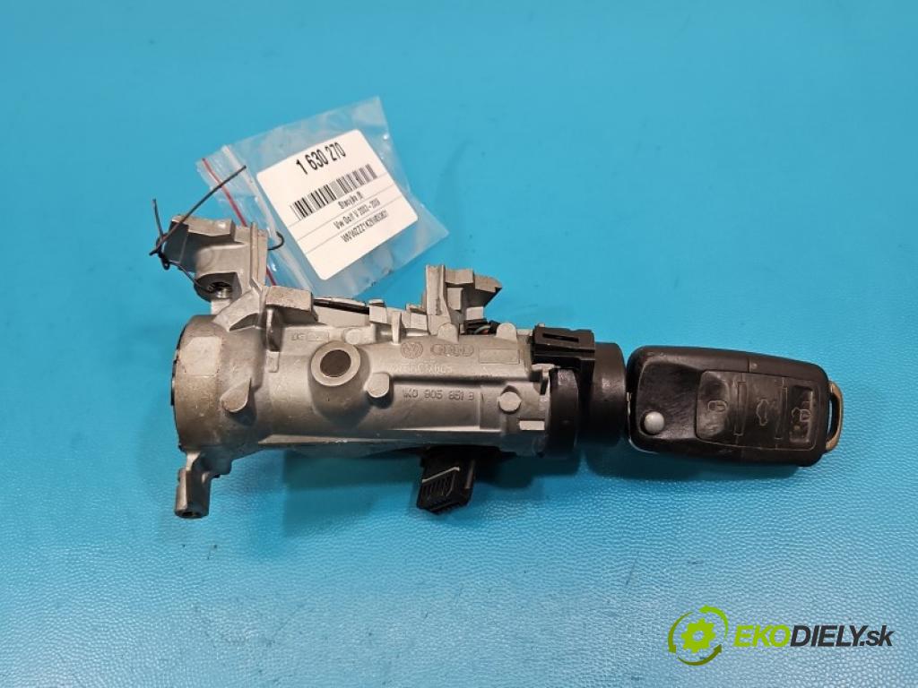 Vw Golf V 2003-2009 1.9 tdi 105 hp manual 77 kW 1896 cm3 5- spínací skříňka 1K0905851B (Spínací skříňka)