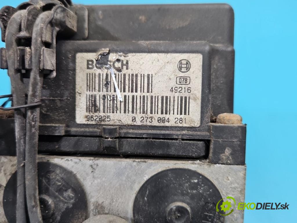 Audi A4 B5 1994-2001 1.9 tdi 110 hp manual 81 kW 1896 cm3 5- čerpadlo abs 0273004281 (Pumpa ABS)