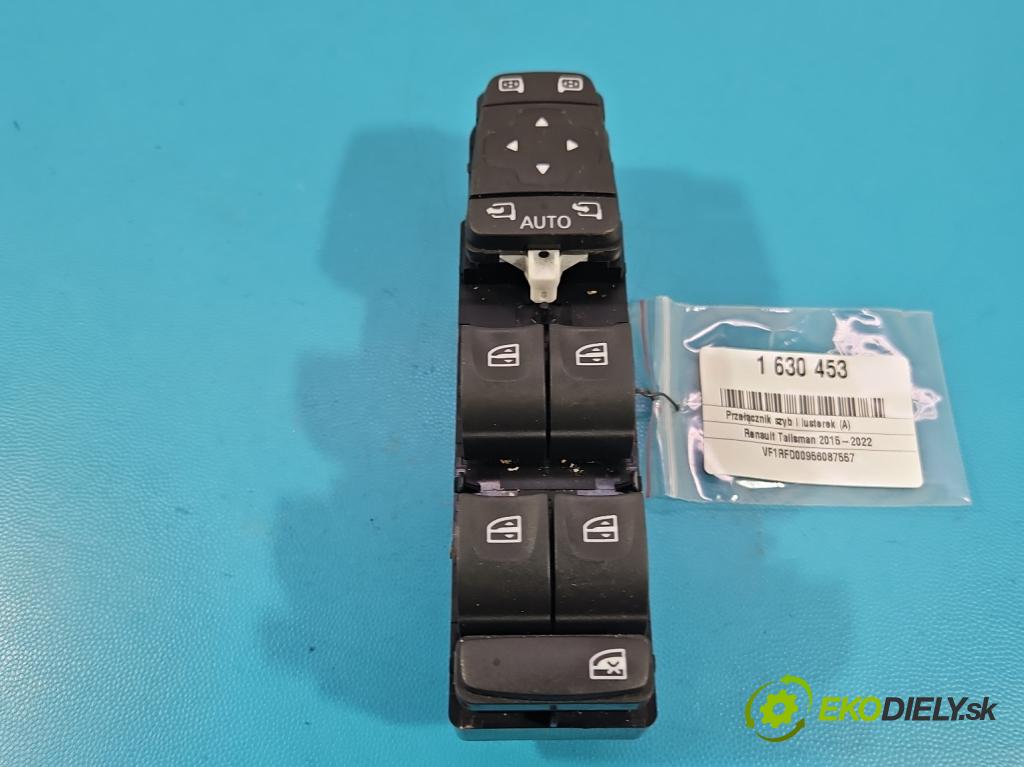 Renault Talisman 2015-2022 1.6 dci 160 hp automatic 118 kW 1598 cm3 5- Přepínač oken zpětných zrcátek 254012952R