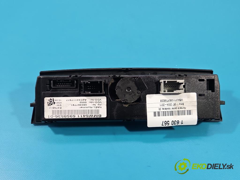 Bmw 1 E87 2004-2011 1.6 16V 116 HP manual 85 kW 1596 cm3 5- panel kúrenia A2C53117977 6958536-01