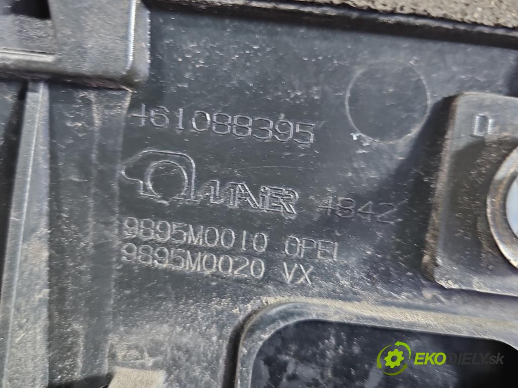 Opel Meriva B 2010-2017 1.4 T 120 HP manual 88 kW 1364 cm3 5- rukoväť kufrové dvere zadné 13268754