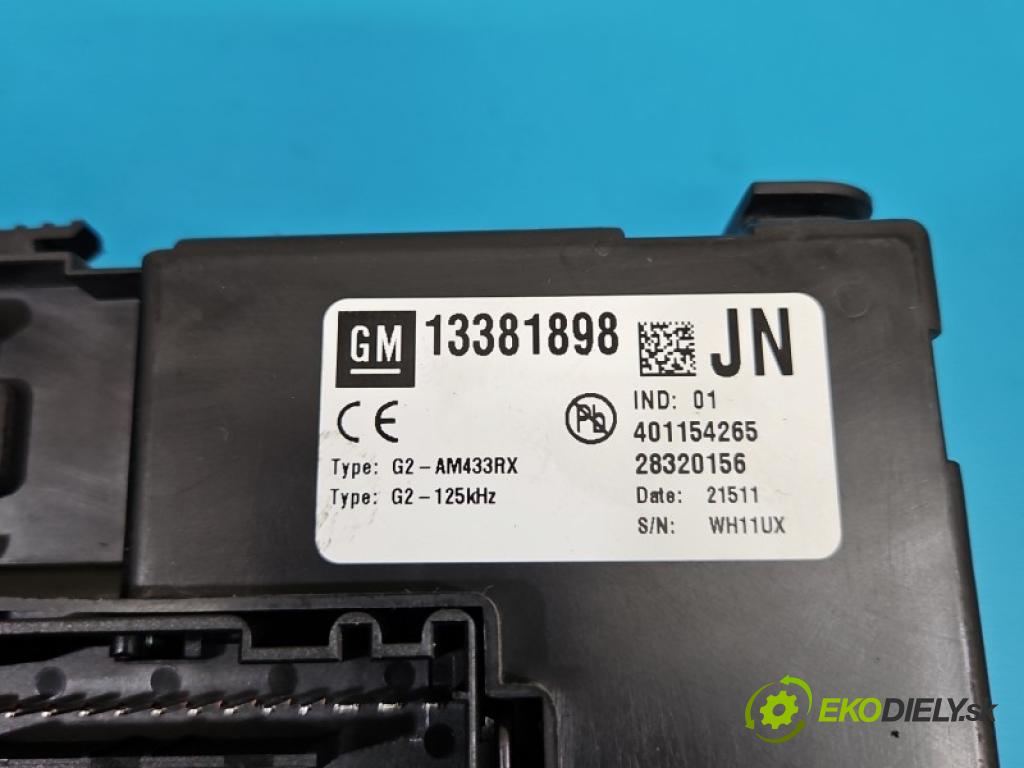 Opel Meriva B 2010-2017 1.4 T 120 hp manual 88 kW 1364 cm3 5- řídící jednotka motoru 12647212