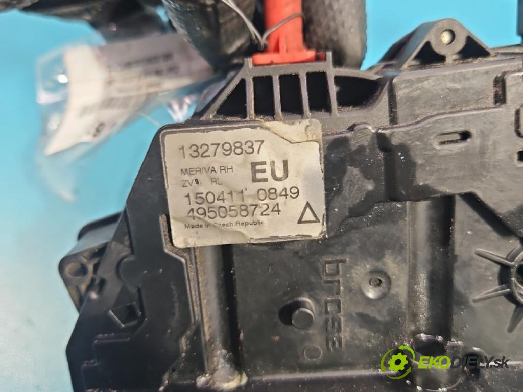 Opel Meriva B 2010-2017 1.4 T 120 hp manual 88 kW 1364 cm3 5- zámek zadní pravý 13279837