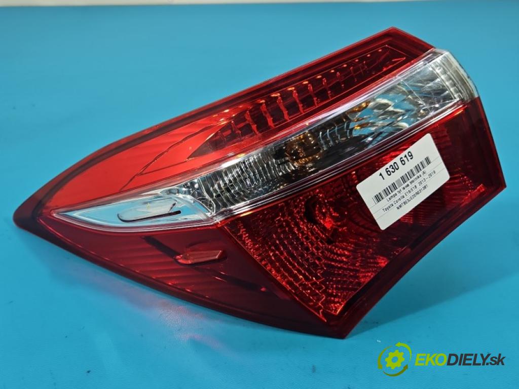 Toyota Corolla E16/E18  2013-2019 1.6 16V 132 hp manual 97 kW 1598 cm3 4- světlo zadní levé blatník: 81560-02760-00