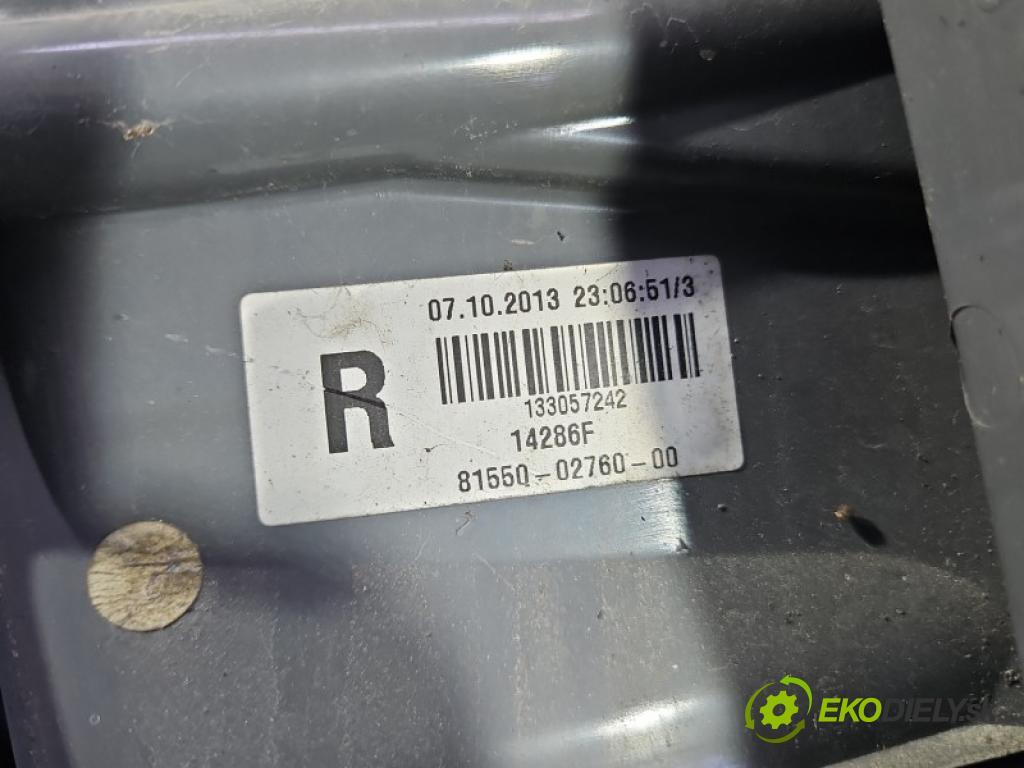 Toyota Corolla E16/E18  2013-2019 1.6 16V 132 hp manual 97 kW 1598 cm3 4- světlo zadní pravé blatník: 81550-02760