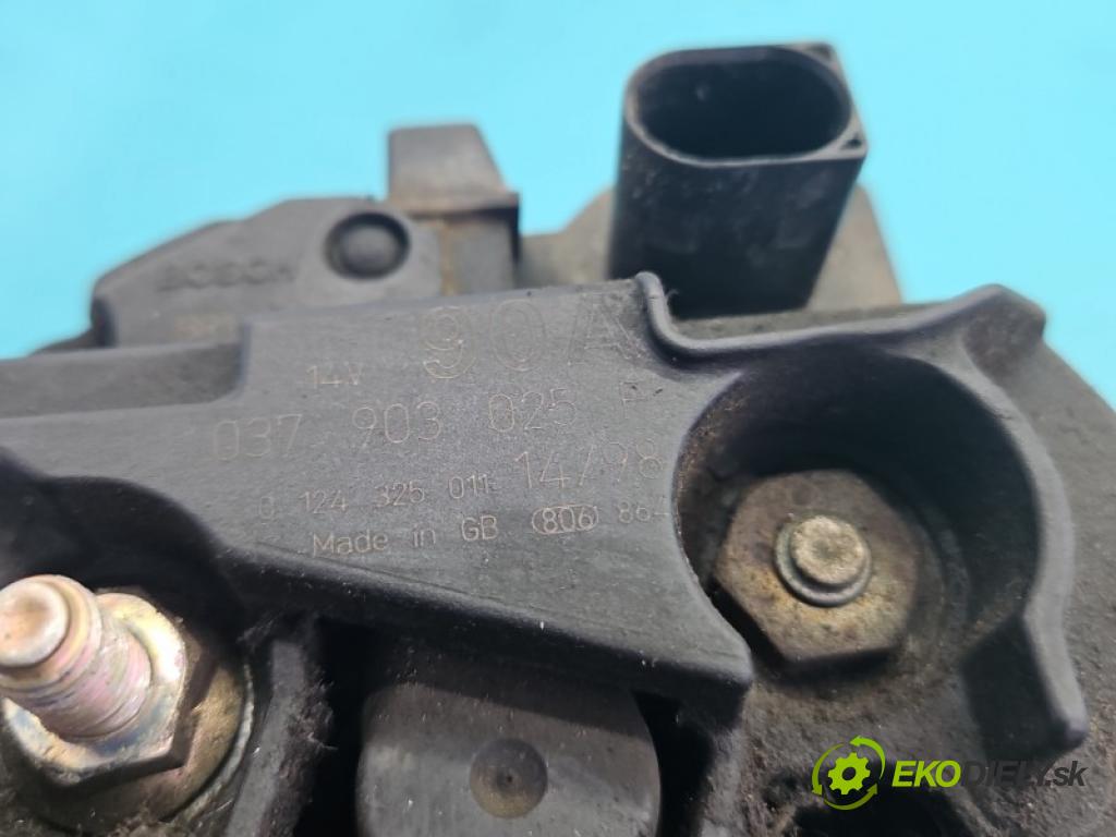 Vw Golf IV 1997-2003 1.4 16V 75 hp manual 55 kW 1390 cm3 5- Alternator 037903025F (Alternátor)