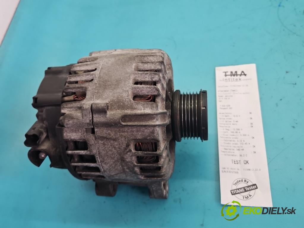 Peugeot 207 1.4 hdi 68 hp manual 50 kW 1398 cm3 5- Alternator 9665617780 (Alternátor)