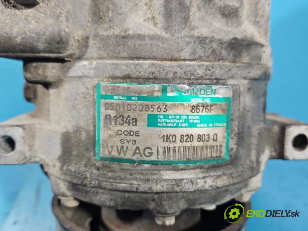 Vw Golf V 2003-2009 1.9 tdi 105 hp manual 77 kW 1896 cm3 5- Kompresor: klíma 1K0820803Q (Kompresor klimatizace)