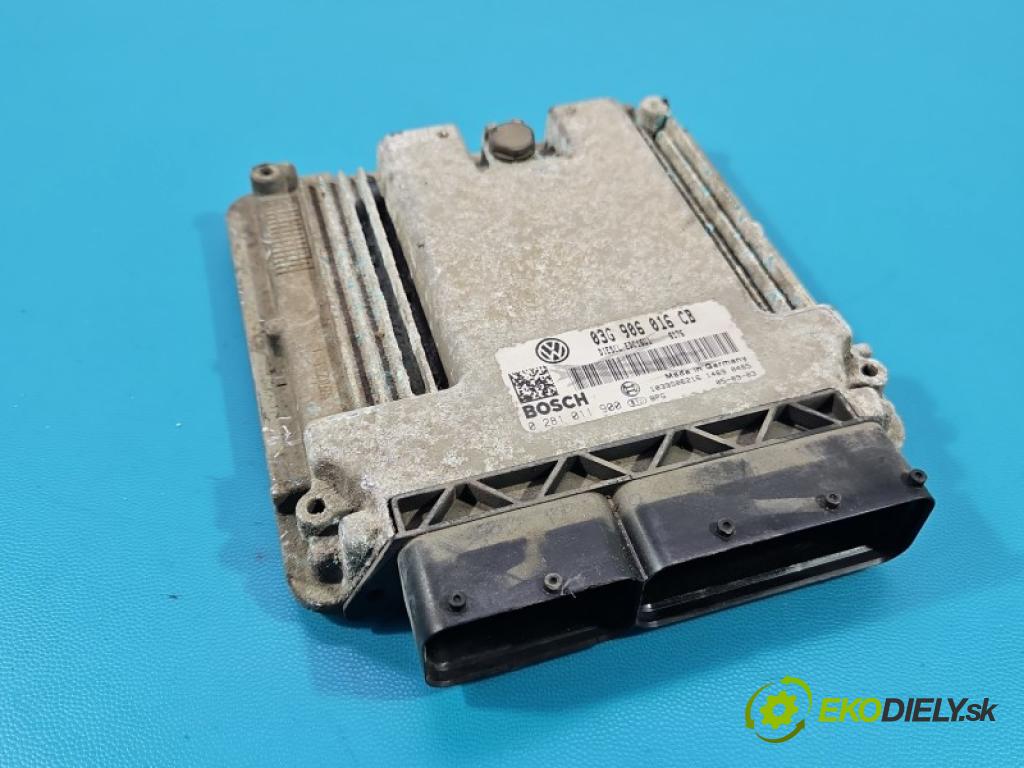 Vw Golf V 2003-2009 1.9 tdi 105 HP manual 77 kW 1896 cm3 5- riadiaca jednotka motora 03G906016CB