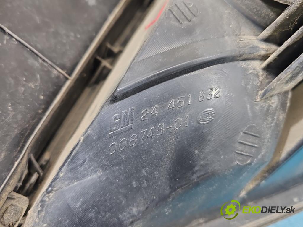 Opel Astra III 2004-2014 1.6 16V 105 hp manual 77 kW 1598 cm3 3- světlo zadní levé blatník: 342691834
