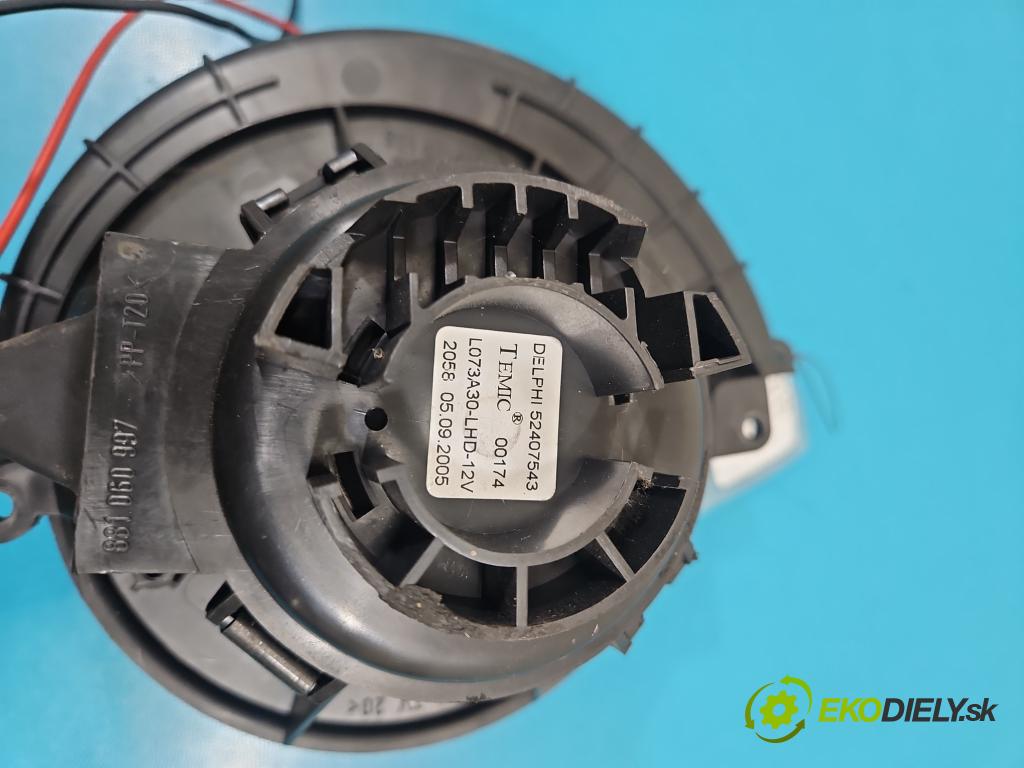 Opel Astra III 2004-2014 1.6 16V 105 hp manual 77 kW 1598 cm3 3- ventilátor vzduchu 855601156