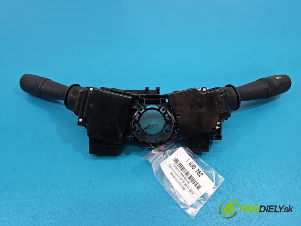 Toyota Corolla E16/E18 2013-2019 1.6 16V 132 HP manual 97 kW 1598 cm3 4- prepínač komplex: 02740-17F849 (Prepínacie páčky pod volantom)