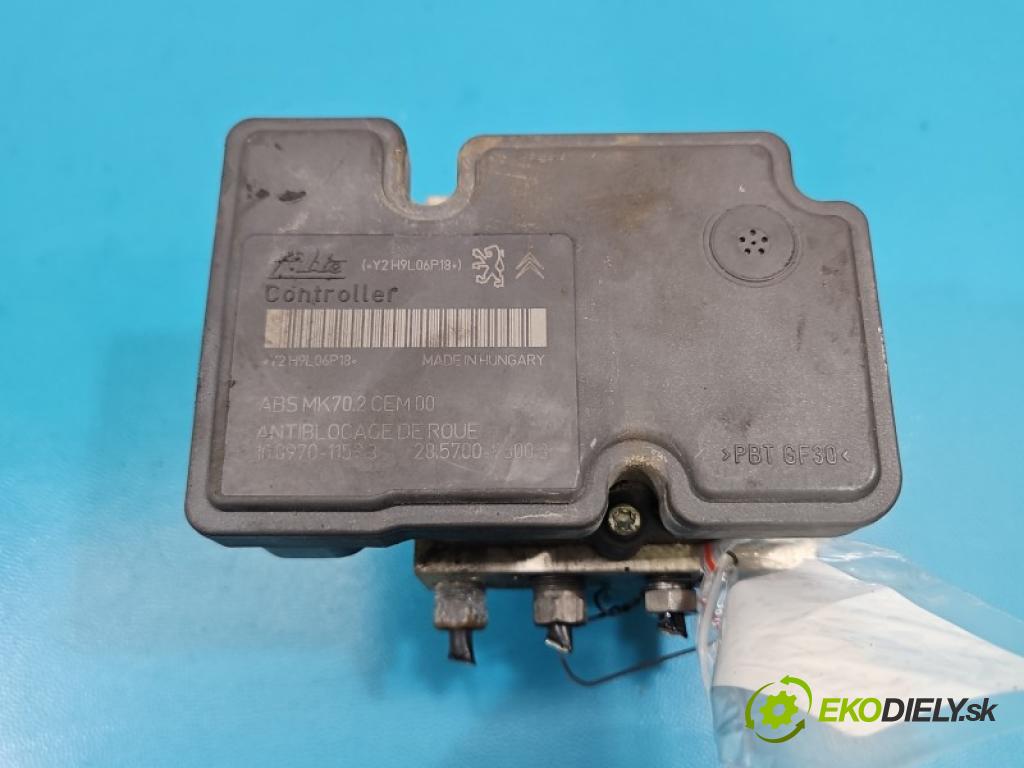 Peugeot 207 1.4 hdi 68 HP manual 50 kW 1398 cm3 5- čerpadlo abs 100970-11593 (Pumpa ABS)