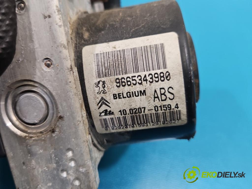 Peugeot 207 1.4 hdi 68 HP manual 50 kW 1398 cm3 5- čerpadlo abs 100970-11593 (Pumpa ABS)