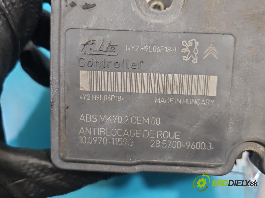 Peugeot 207 1.4 hdi 68 HP manual 50 kW 1398 cm3 5- čerpadlo abs 100970-11593 (Pumpa ABS)