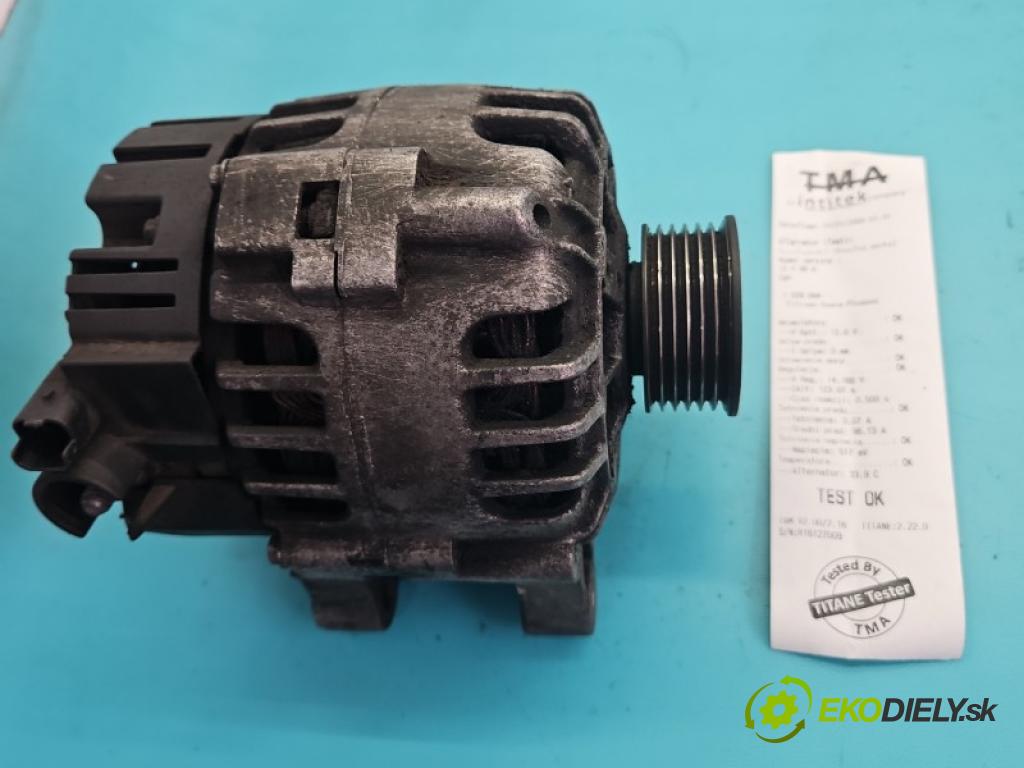 Citroen Xsara Picasso 1.6 8V 95 hp manual 70 kW 1587 cm3 5- Alternator 9642880180 (Alternátor)