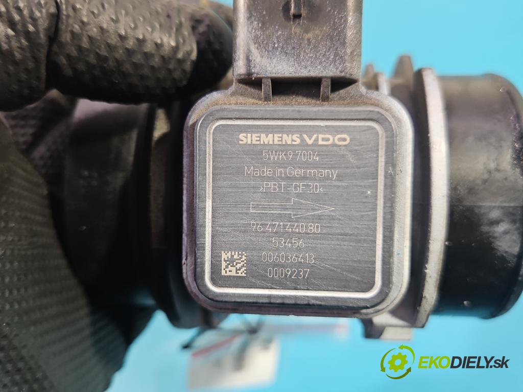 Ford Fiesta Mk6 2002-2008 1.4 tdci 68 hp manual 50 kW 1399 cm3 5- váha vzduchu 5WK97004 (Snímač hmotnosti vzduchu)