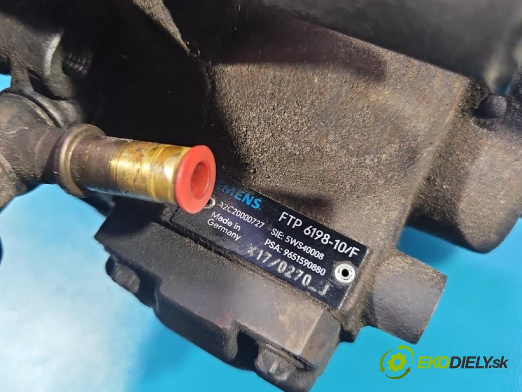 Ford Fiesta Mk6 2002-2008 1.4 tdci 68 hp manual 50 kW 1399 cm3 5- čerpadlo vstřikovací 9651590880 (Vstřikovací čerpadlo)