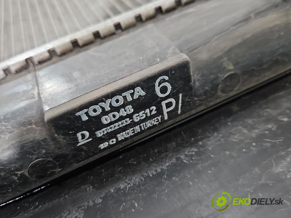 Toyota Corolla E16/E18  2013-2019 1.6 16V 132  HP manual 97 kW 1598 cm3 4- chladič voda:  (Chladič vody)