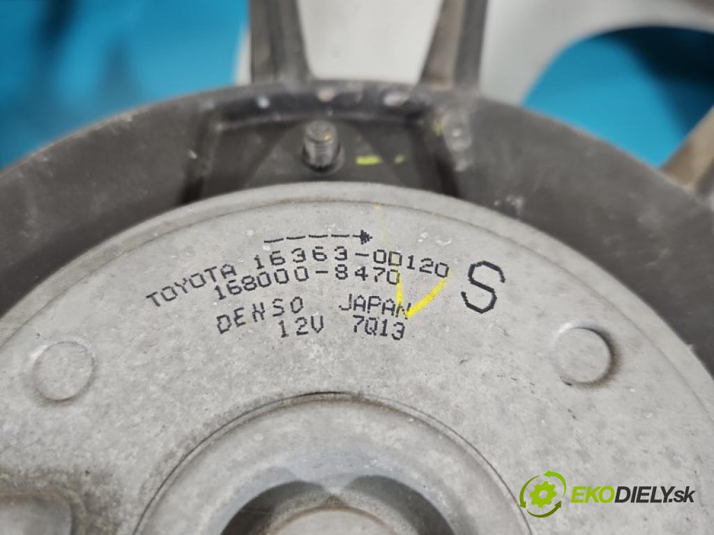 Toyota Corolla E16/E18  2013-2019 1.6 16V 132 hp manual 97 kW 1598 cm3 4- ventilátor chladič 16363-0D120