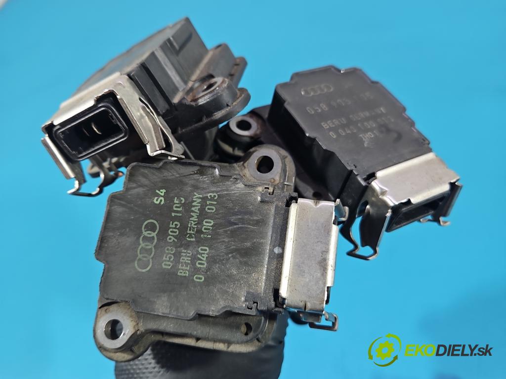 Audi A4 B5 1994-2001 1.8 T 150 HP manual 110 kW 1781 cm3 4- cievka zapaľovacia 058905105 (Zapaľovacia cievka)