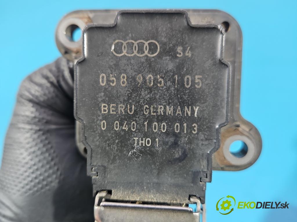 Audi A4 B5 1994-2001 1.8 T 150 HP manual 110 kW 1781 cm3 4- cievka zapaľovacia 058905105 (Zapaľovacia cievka)