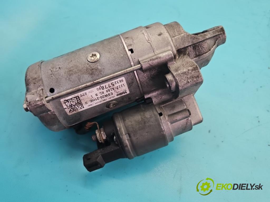 Peugeot Rifter 1.5 hdi 131 hp manual 96 kW 1499 cm3 5- startér: 9832577880 (Startér)