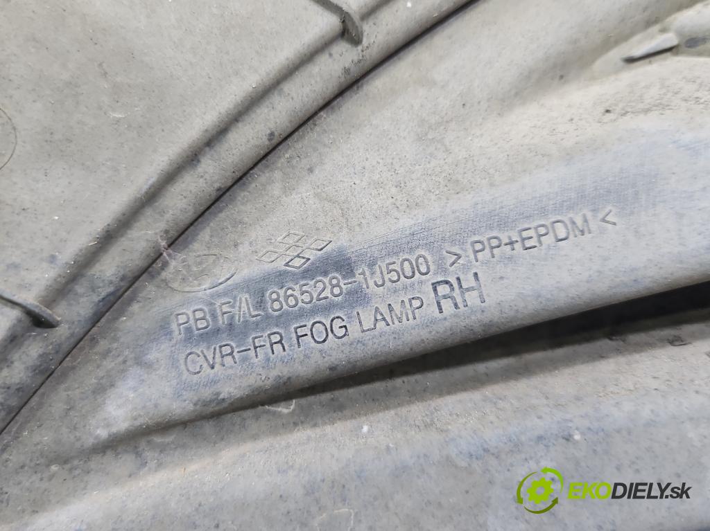 Hyundai I20 I 2008-2014 1.2 16V 85 hp manual 62.5 kW 1248 cm3 5- Zaślepka: mřížka: nárazníku pravé 86528-1J500