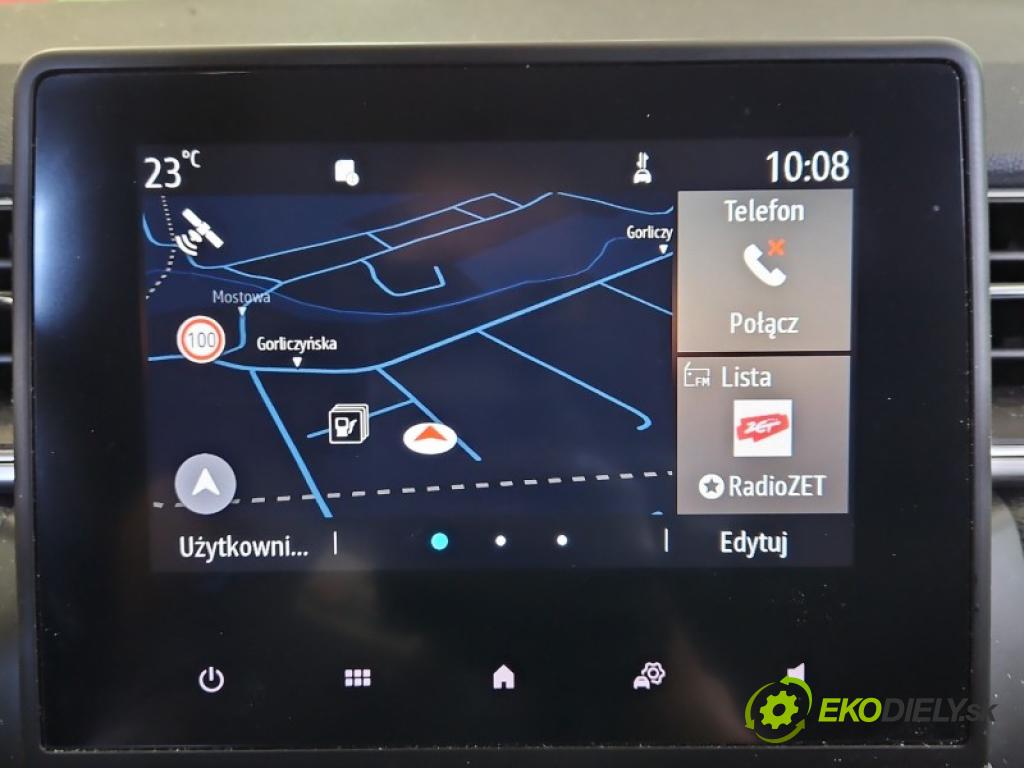 Renault Captur II 2019- 1.3 140 hp manual 103 kW 1332 cm3 5- displej 280342895R (Přístrojová deska)