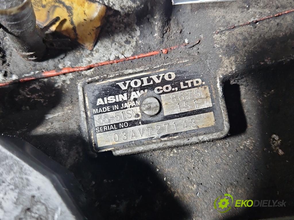 Volvo XC90 I 2002-2014 2.4 D5 163 hp automatic 120 kW 2401 cm3 5- převodovka stupňová automat 03AV727143